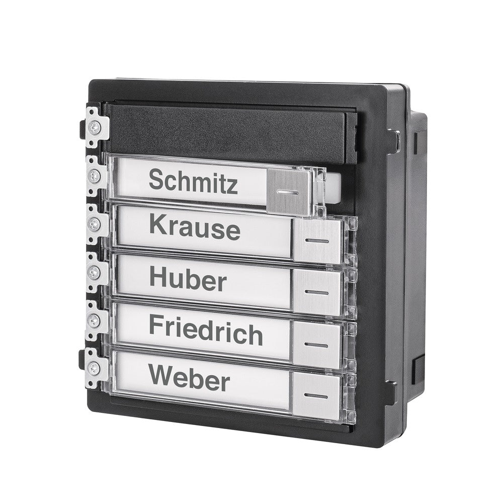Klingeltasten-Modul (6 Tasten) für Türsprechanlage (Edelstahl) - TVHS20020S