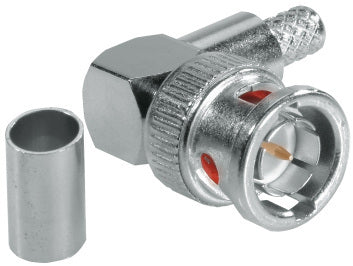BNC Winkel Crimp Stecker - TVAC40610