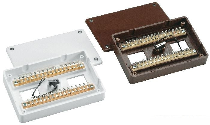 Aufputz-Lötverteiler 32-polig VdS C (braun) - VT4100B