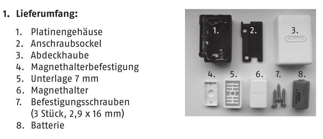 Secvest Mini-Funk-Öffnungsmelder (braun) - FUMK50020B