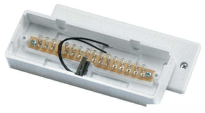 Aufputz-Lötverteiler 16-polig VdS C  (weiß) - VT4000W
